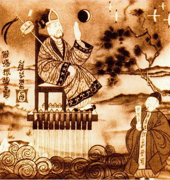 中国明朝一位叫做万户的官员发明一种捆绑烟花的火箭