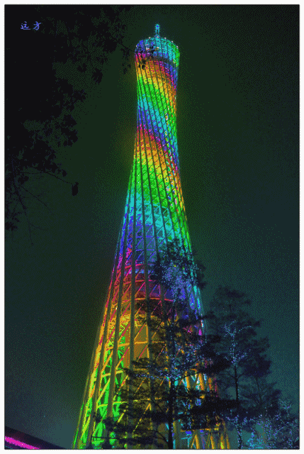 广州电视塔“小蛮腰”.gif
