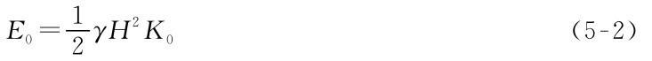 E0=1 2 γH2K0（5-2）