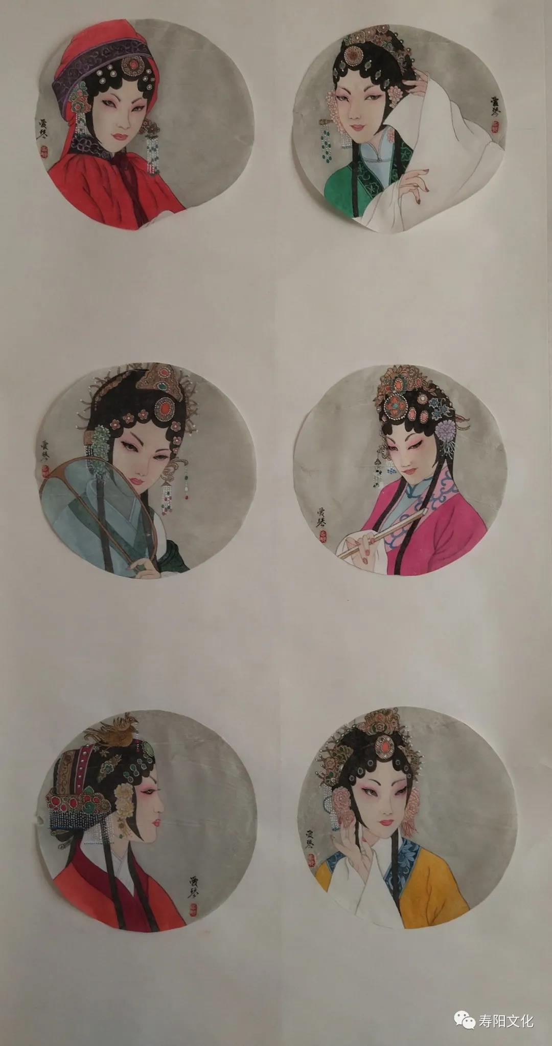 《戏曲人物》  作者:赵爱琴