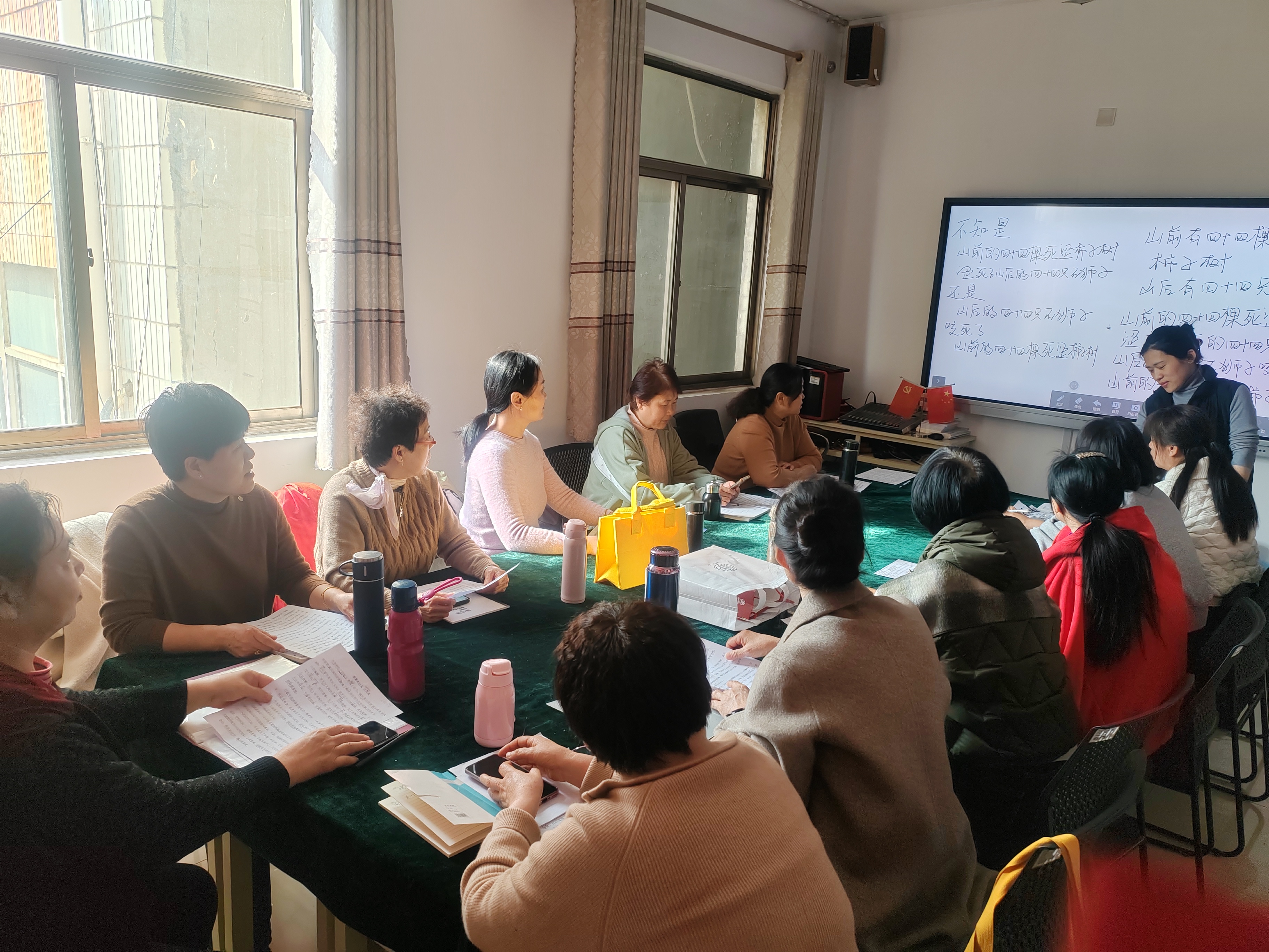阳谷县文化馆春季公益培训（朗诵班）