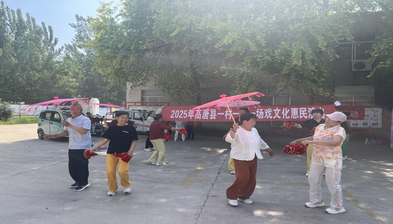 高唐县赵寨子镇赵寨子村文化进万家一村一年一场戏
