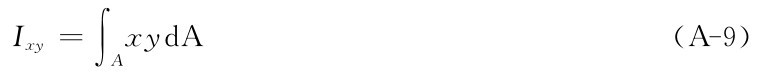 Ixy＝∫Axyd A（A－9）