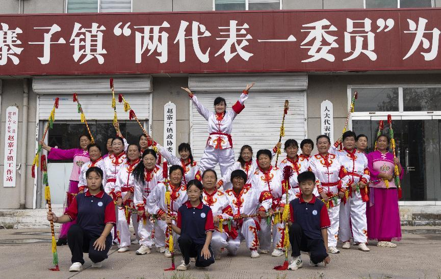 高唐县赵寨子镇赵寨子村文化进万家一村一年一场戏