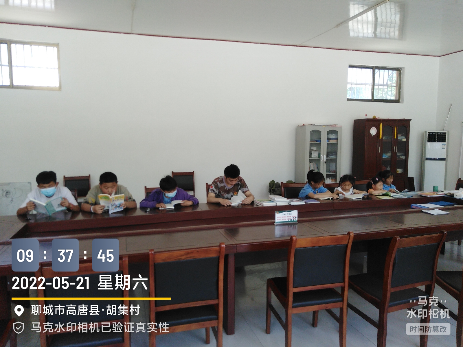 固河镇大胡集村农家书屋开展了全民阅读活动