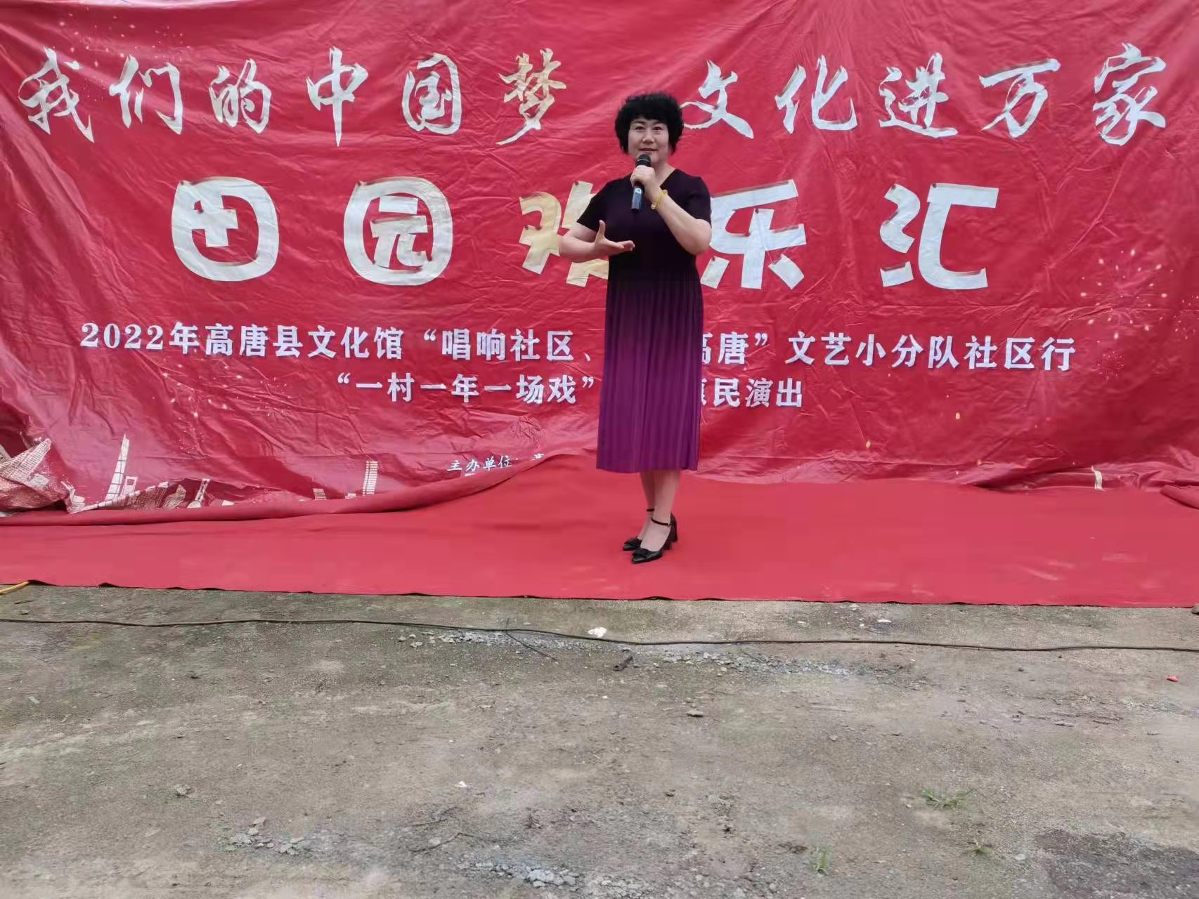 ”我们的中国梦 文化进万家“田园欢乐汇演出活动