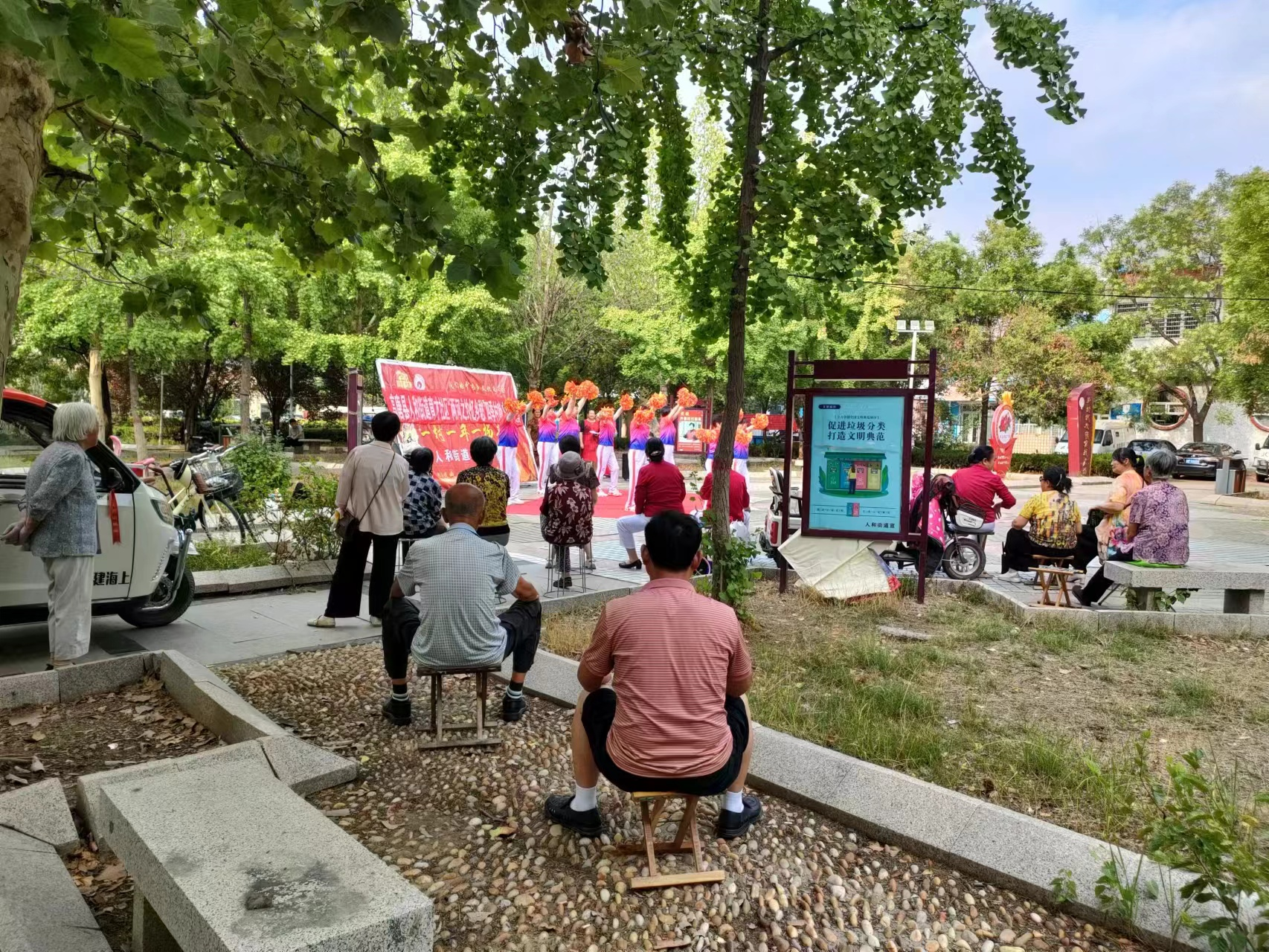 高唐县人和街道育才社区“我们的中国梦 文化进万家”“一村一年一场戏”“两河之约忆乡愁”四季村晚文艺汇演