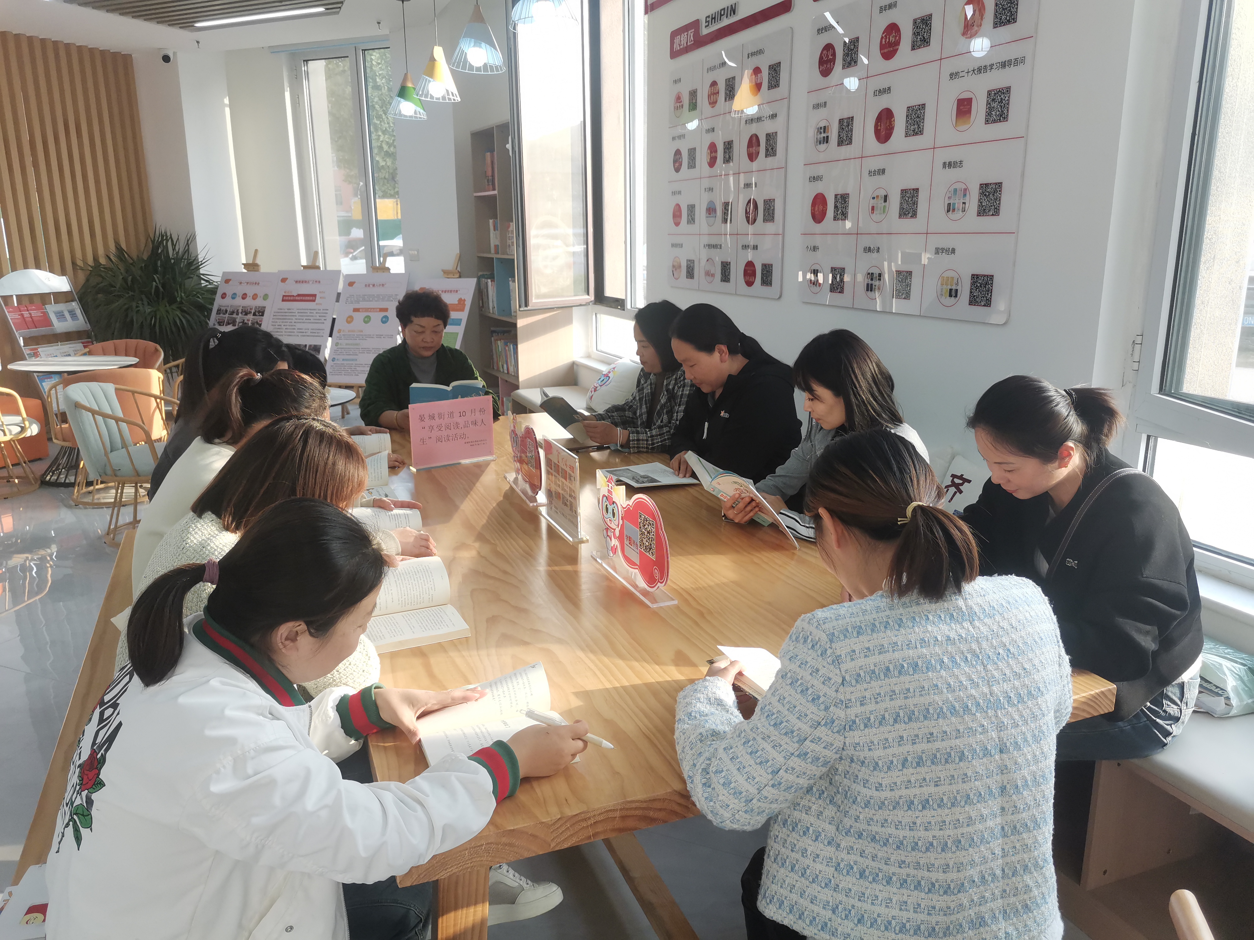 齐河文旅走进永祥社区开展黄河大集“享受人生  品味阅读”主题阅读活动