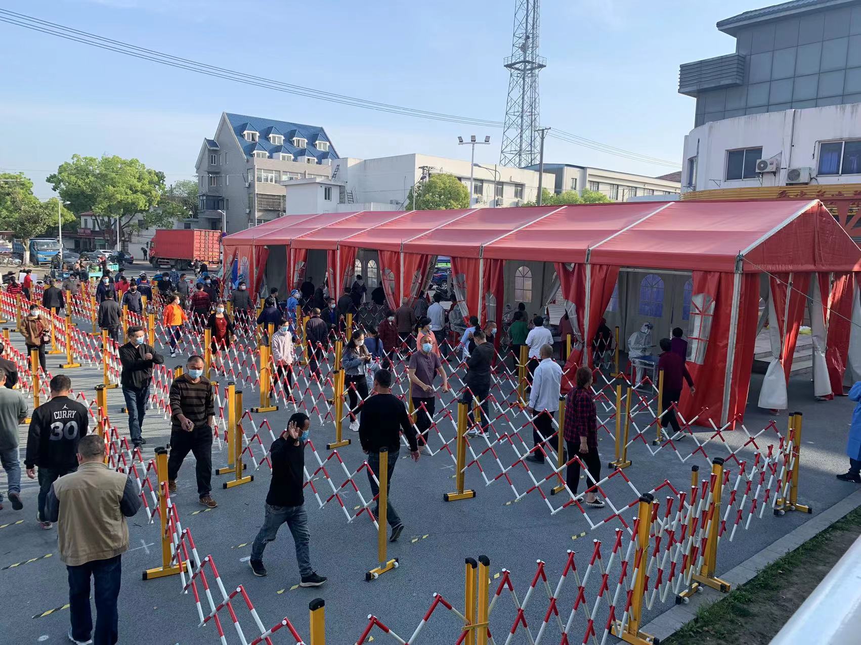 【沙溪镇岳王社区】四月第8次核酸检测志愿服务活动