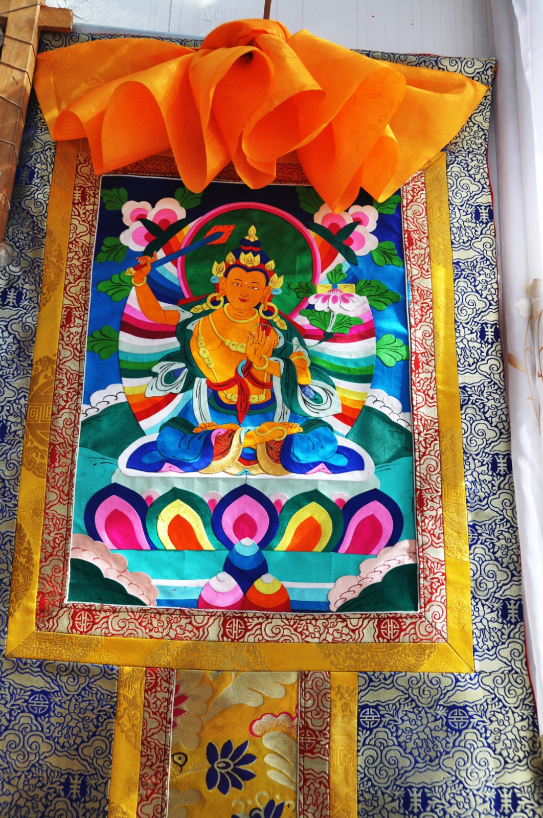 艺僧罗藏克宗堆绣作品