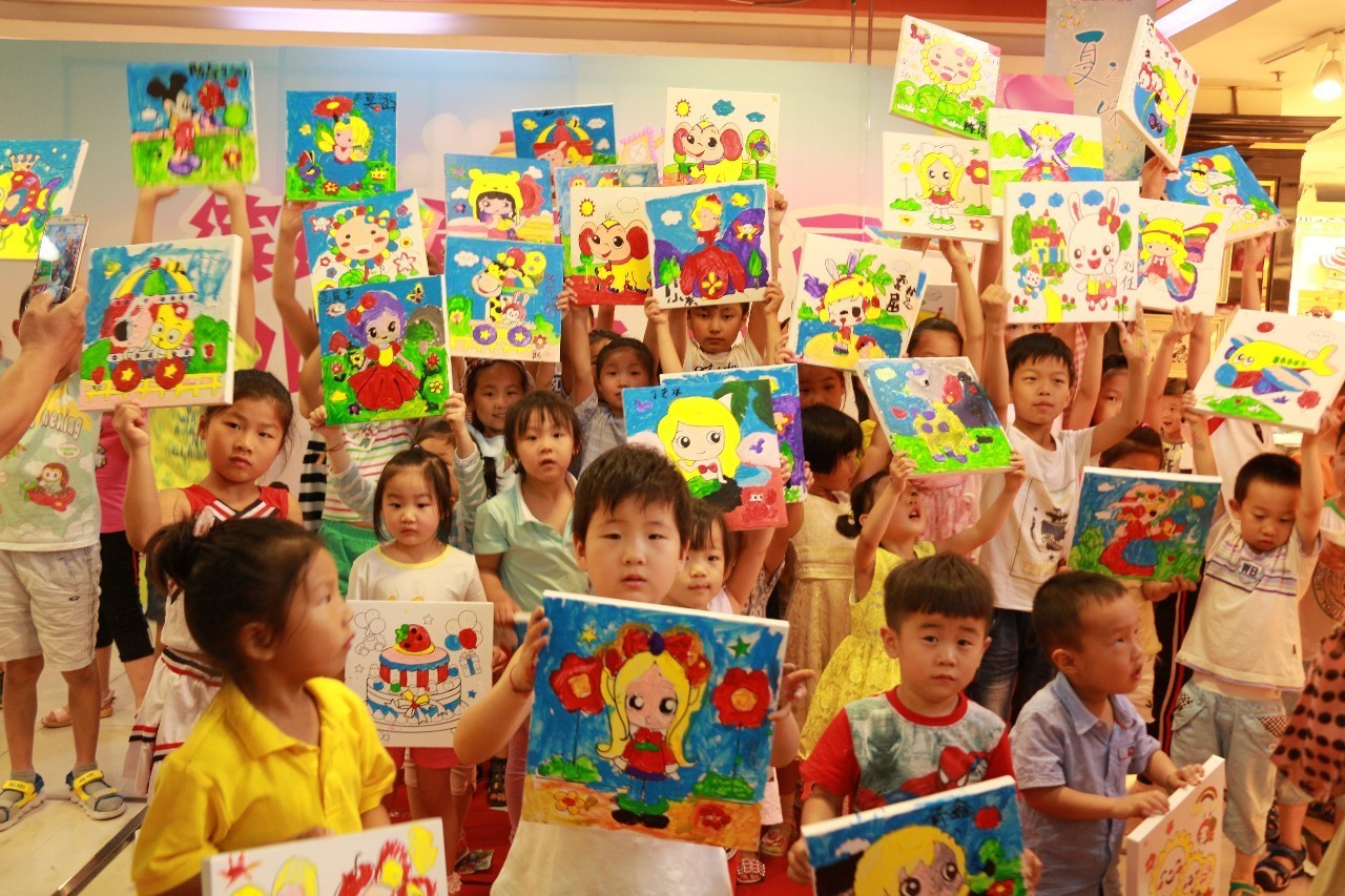 淇县文化馆春季培训之少儿美术