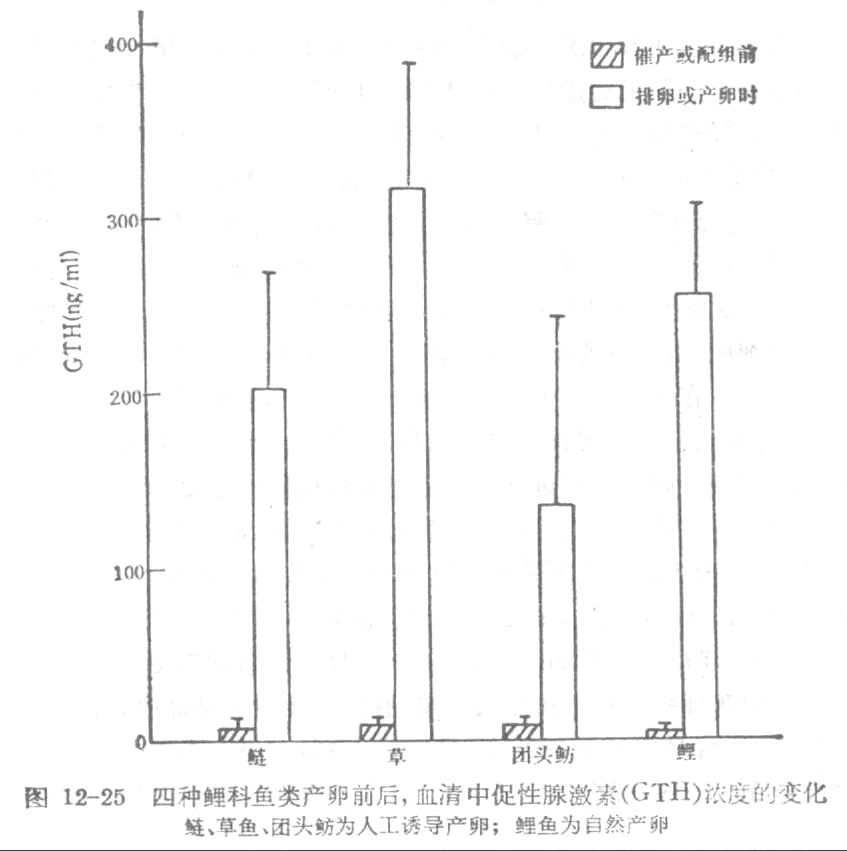 四种鲤科鱼类产卵前后血清中GTH浓度的变化.jpg