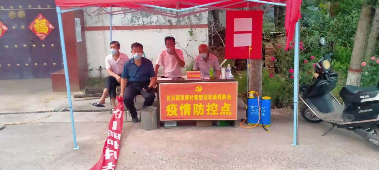 疫情防控张寨村志愿者值班志愿服务活动