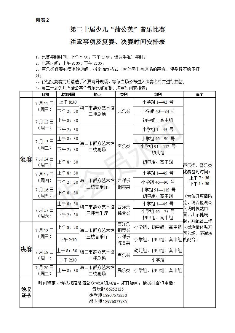 3、参赛注意事项及复赛决、赛通知安排表_01