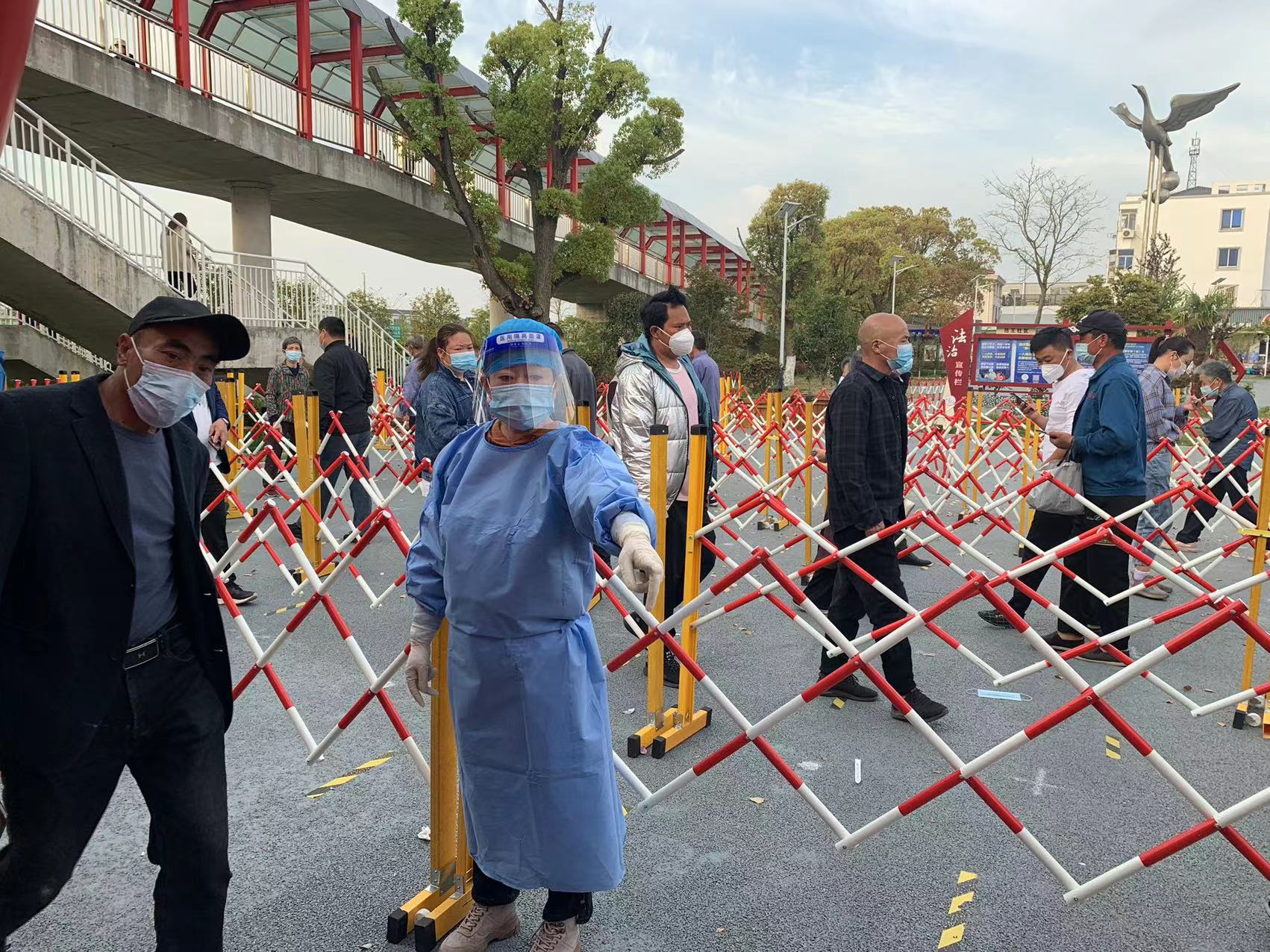 【沙溪镇岳王社区】四月第4次核酸检测志愿服务活动
