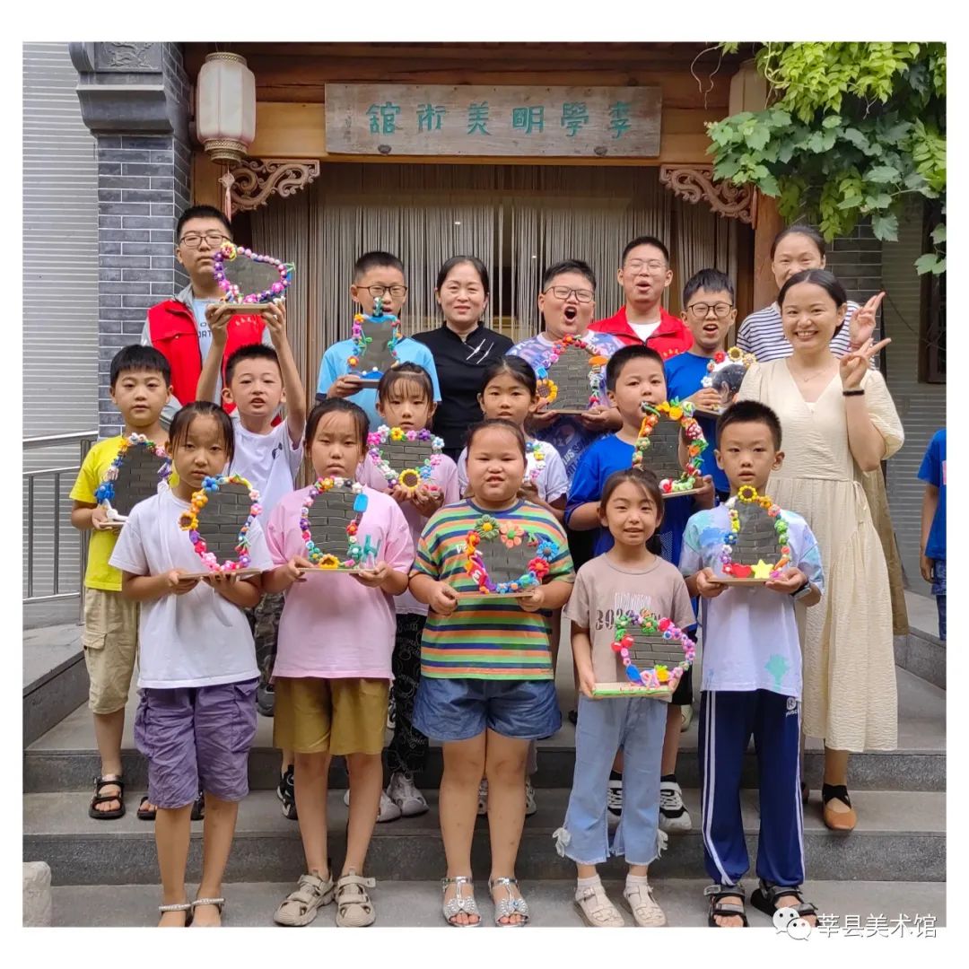 【莘县】精彩有“泥”，“镜”收眼底--莘县美术馆举办轻黏土镜子DIY活动