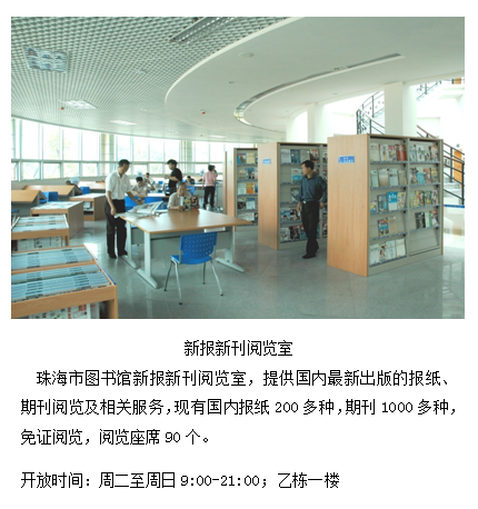新报新刊阅览室