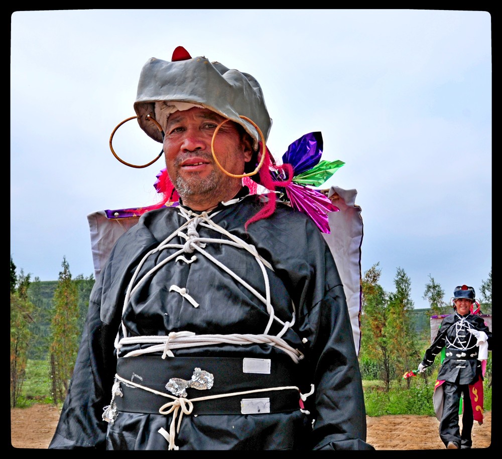 孟春娥摄于韩沟村2017.9:传承人