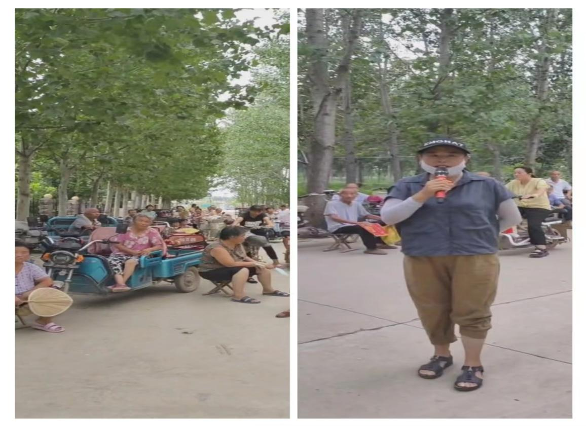 【莘县】十八里铺镇喜迎二十大 文化志愿者演出