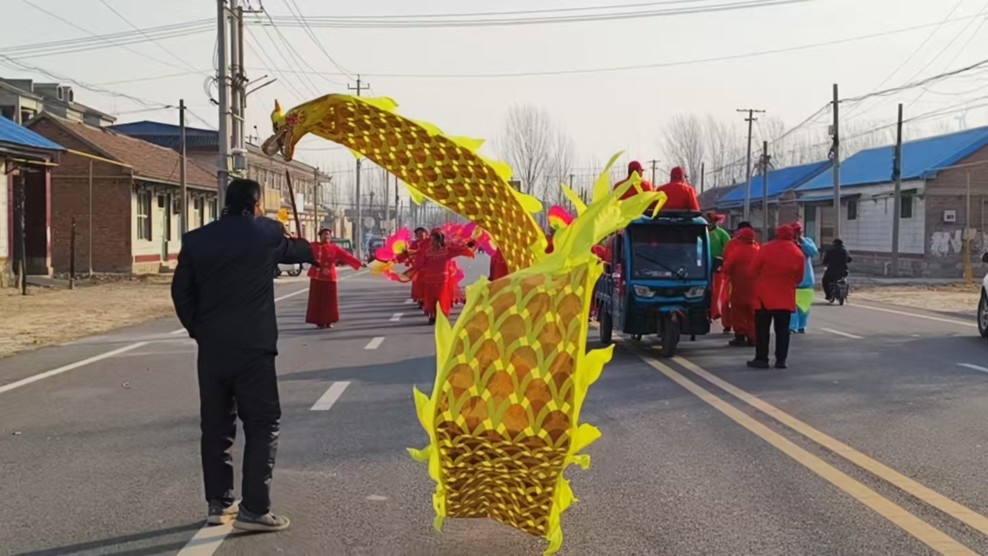 聊城市高唐县固河镇开展我们的中国梦文化进万家等文化汇演活动