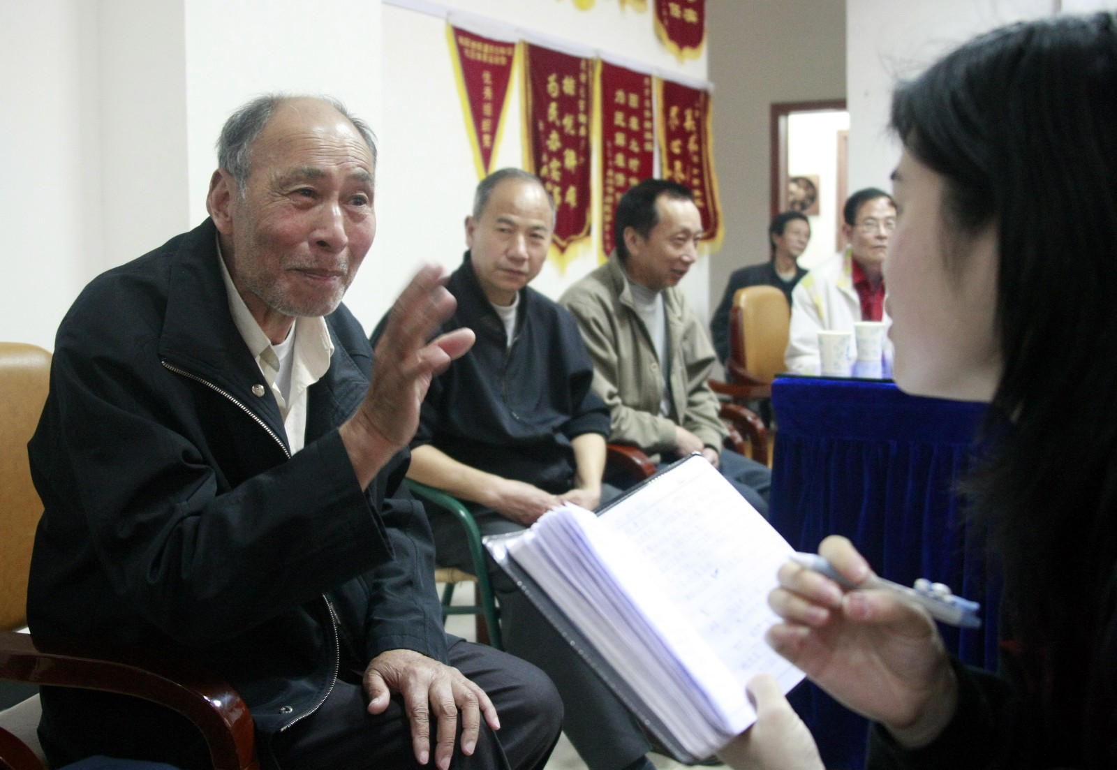 老排工讲述当年的歌调 (2)