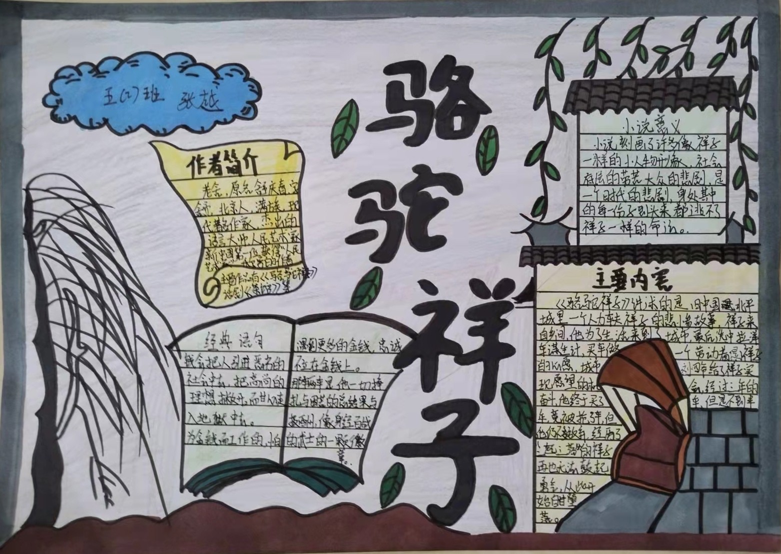 新华小学 五二班 张越