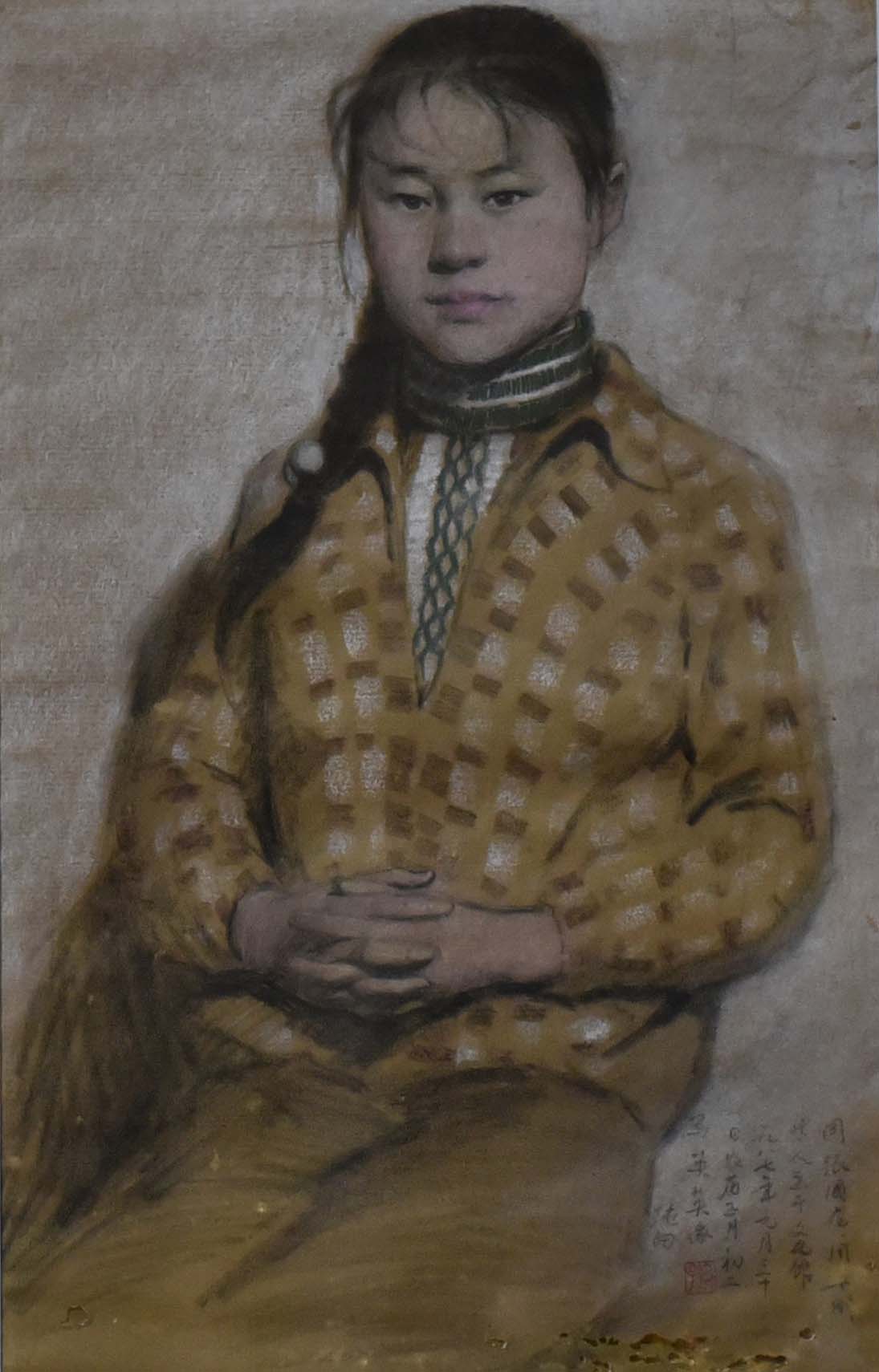 有色纸上的绘画_素描_1987