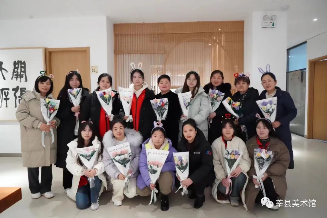 【莘县】巧手编制.幸福生活——莘县美术馆成功举办“扭扭郁金香 和美中国年”手工课