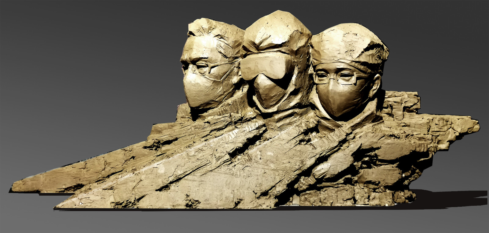 36《战“疫”卫士》雕塑 36《战“疫”卫士》雕塑