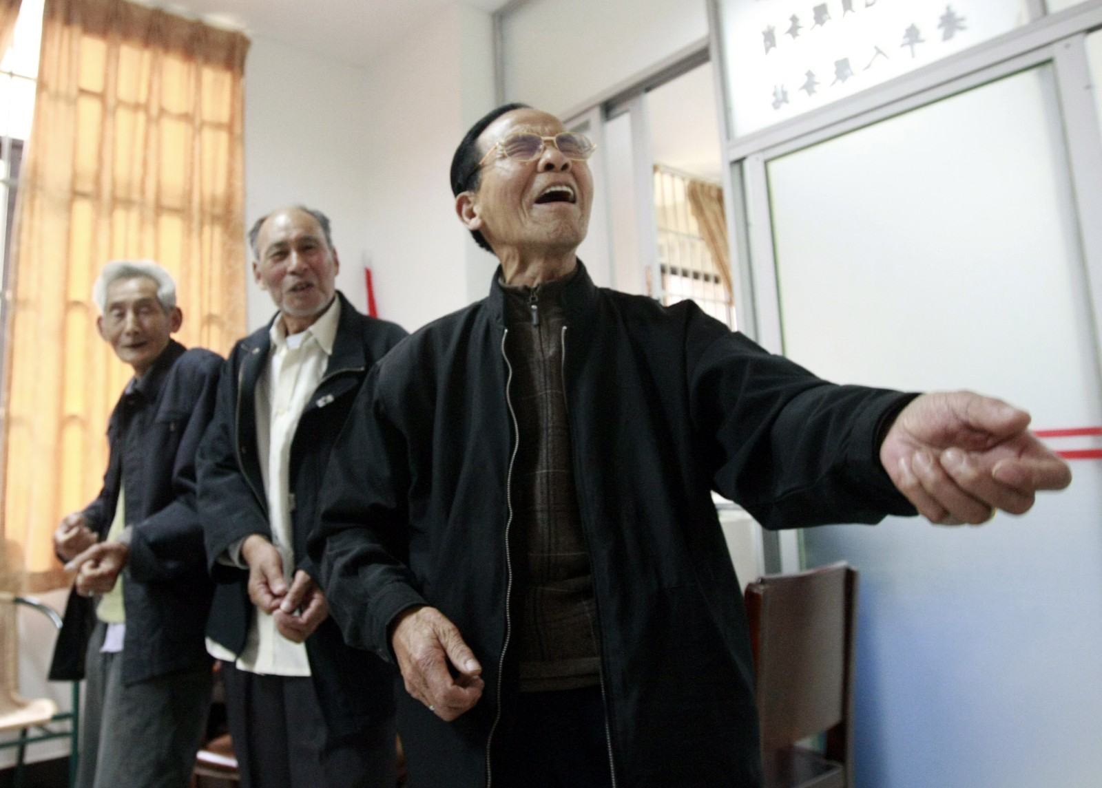 老排工讲述当年的歌调 (6)