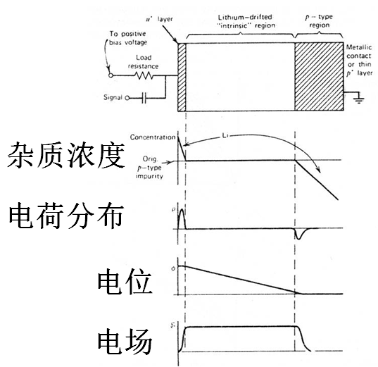 2. 锂漂移探测器的工作原理