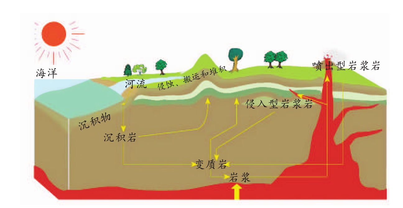 岩石圈物质循环