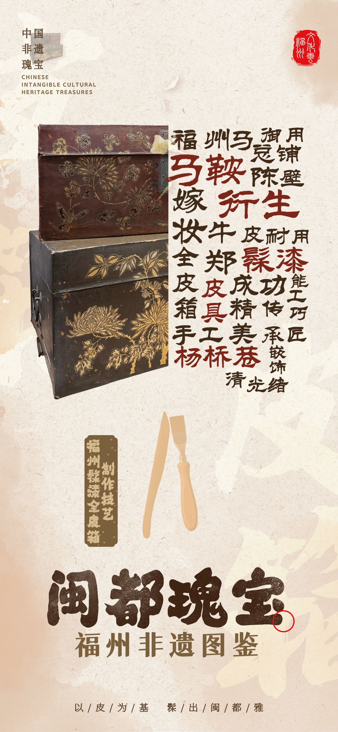 20260113【资讯】福州非遗图鉴  闽都瑰宝——福州髹漆全皮箱制作技艺2png