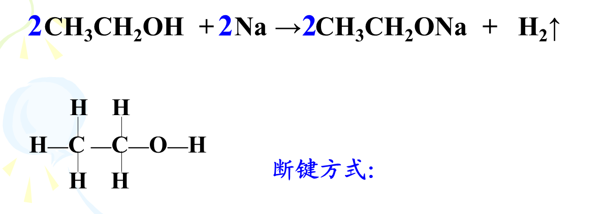 钠的形状是否变化 剧烈程度 反应方程式 钠与水 钠与乙醇 钠是否浮在