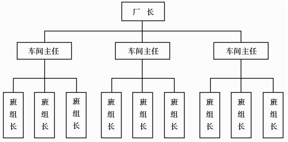 直线制组织结构是指在一个组织中,从最高层领导到基层一线人员,通过