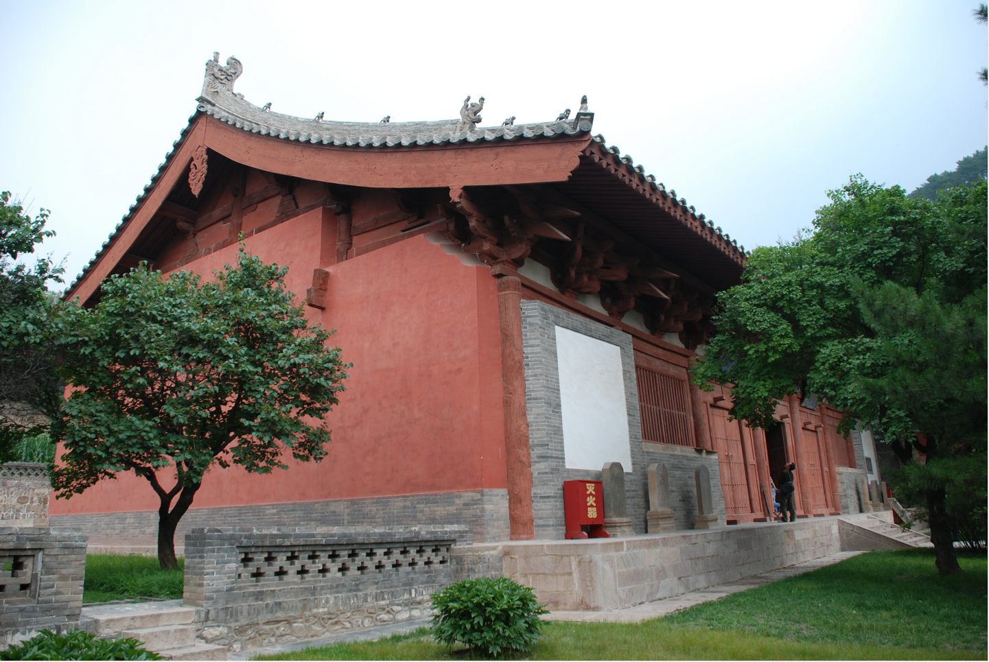 图片9佛光寺文殊殿侧景 图片9佛光寺文殊殿侧景