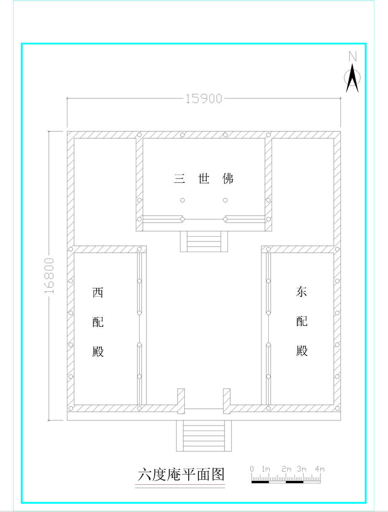 图片3六度庵平面图 图片3六度庵平面图