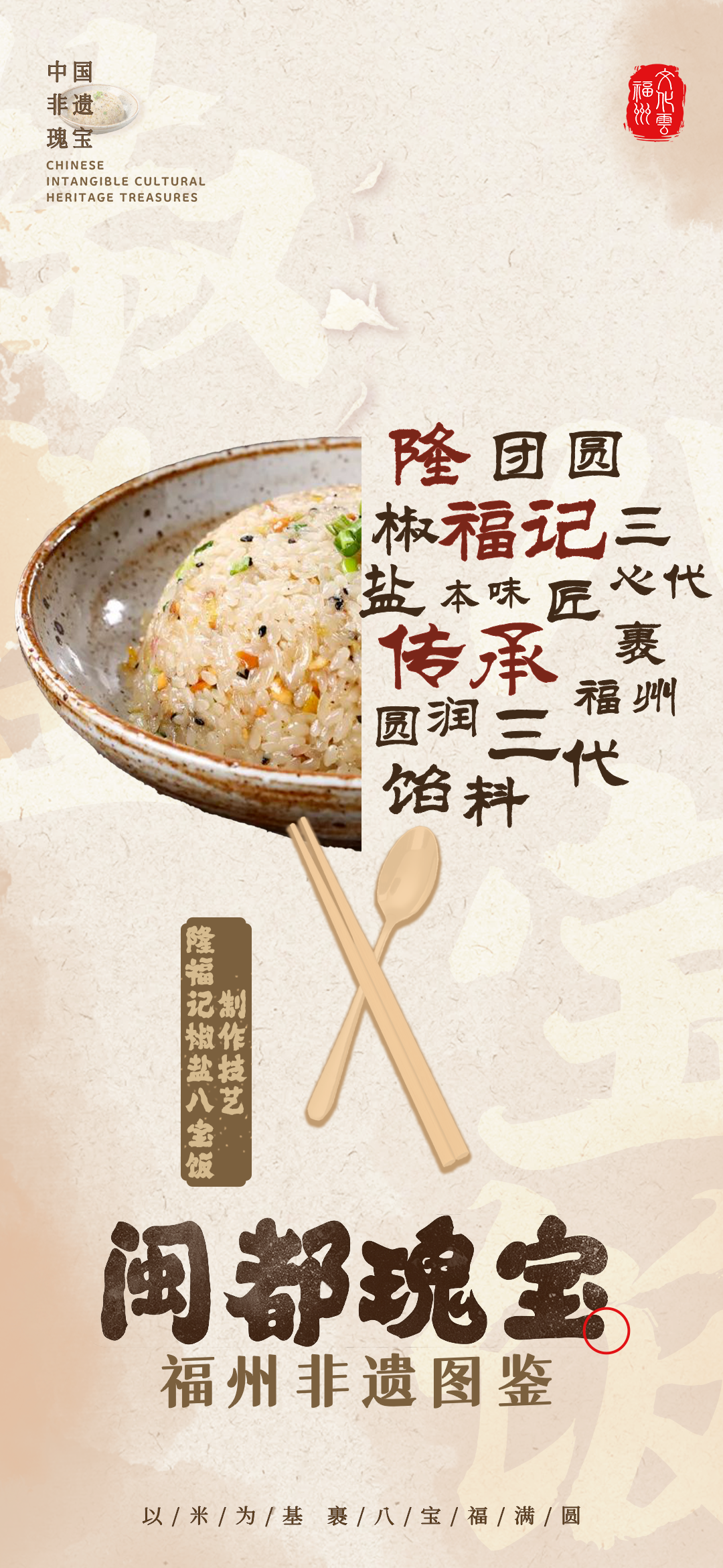 20260126【资讯】福州非遗图鉴  闽都瑰宝——福隆记椒盐八宝饭制作技艺2png