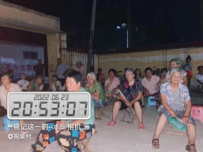 【度假区】度假区农村公益电影放映走进于集镇祝柴村