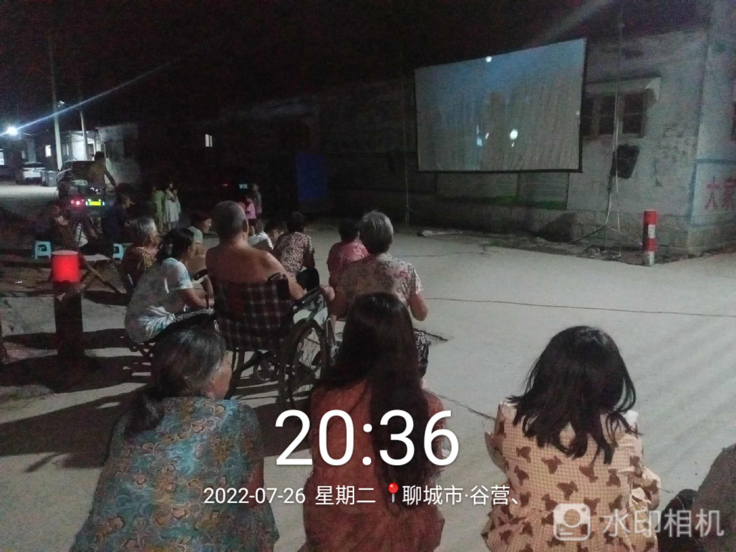 【度假区】度假区农村公益电影放映走进朱老庄镇谷营村