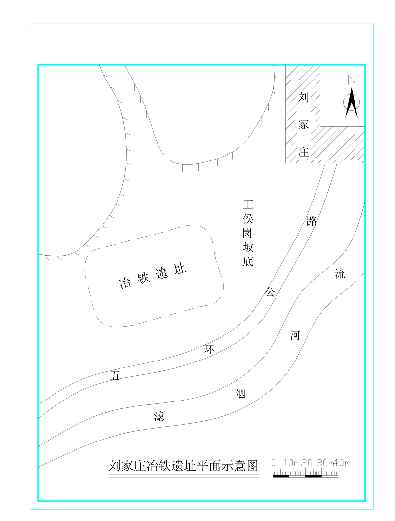 图片3刘家庄冶铁遗址平面示意图