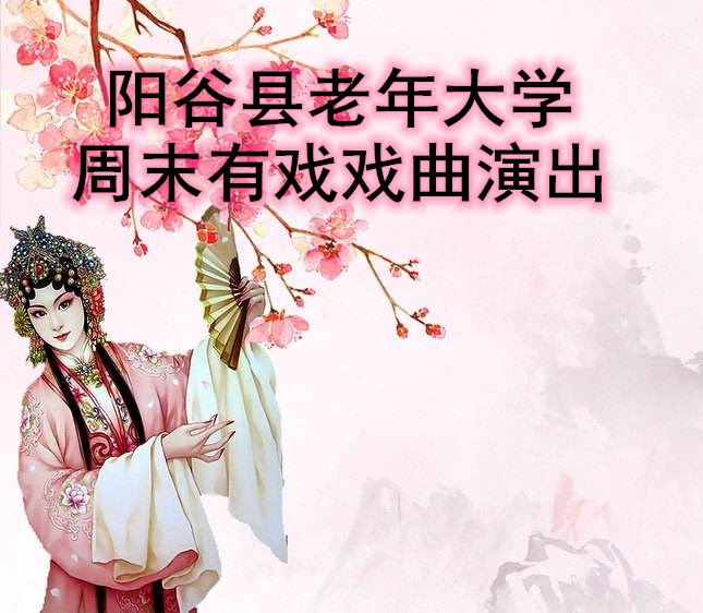 【阳谷】老年大学“周末有戏”戏曲演出
