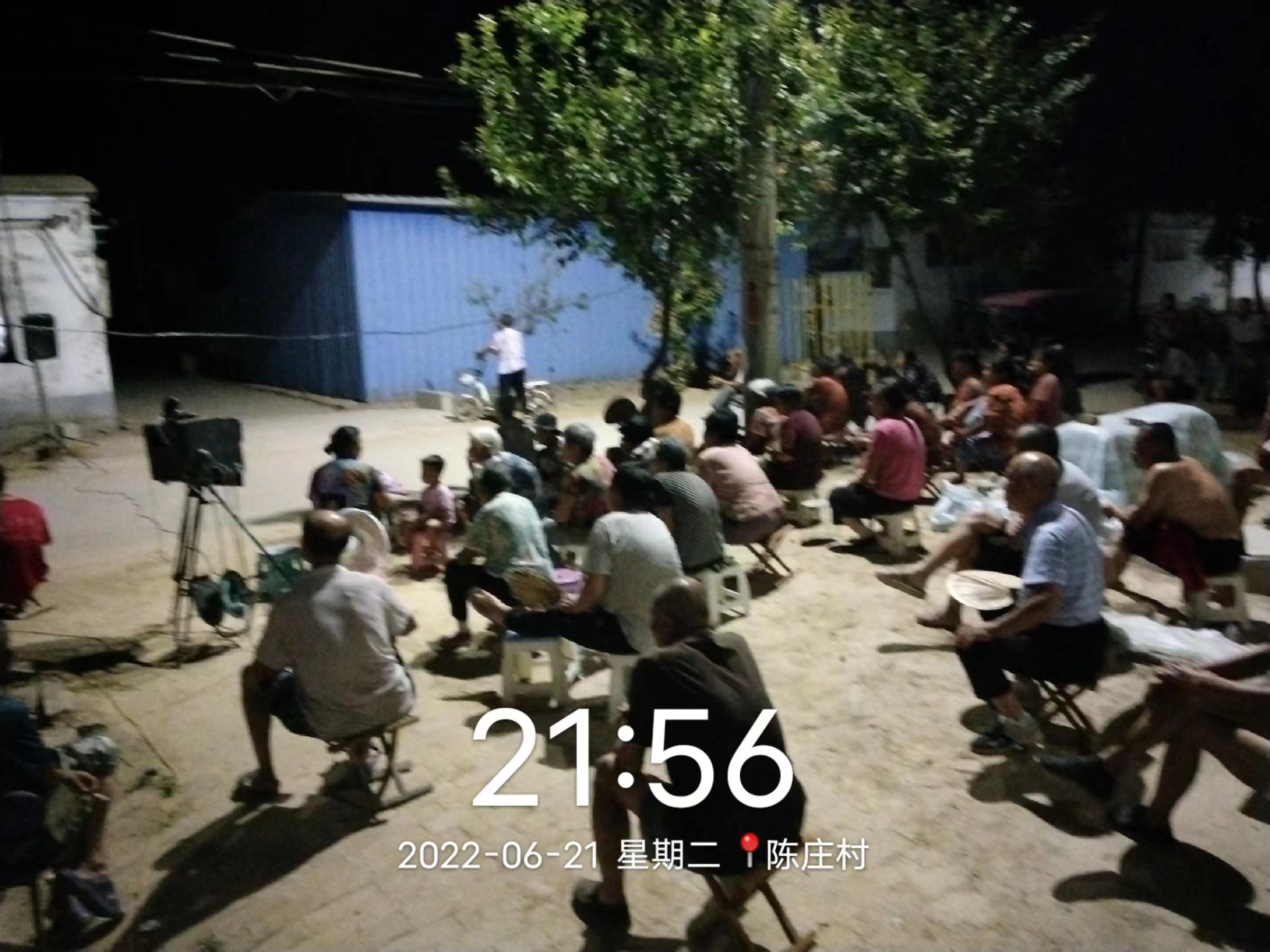 【度假区】度假区农村公益电影放映走进李海务街道陈庄村