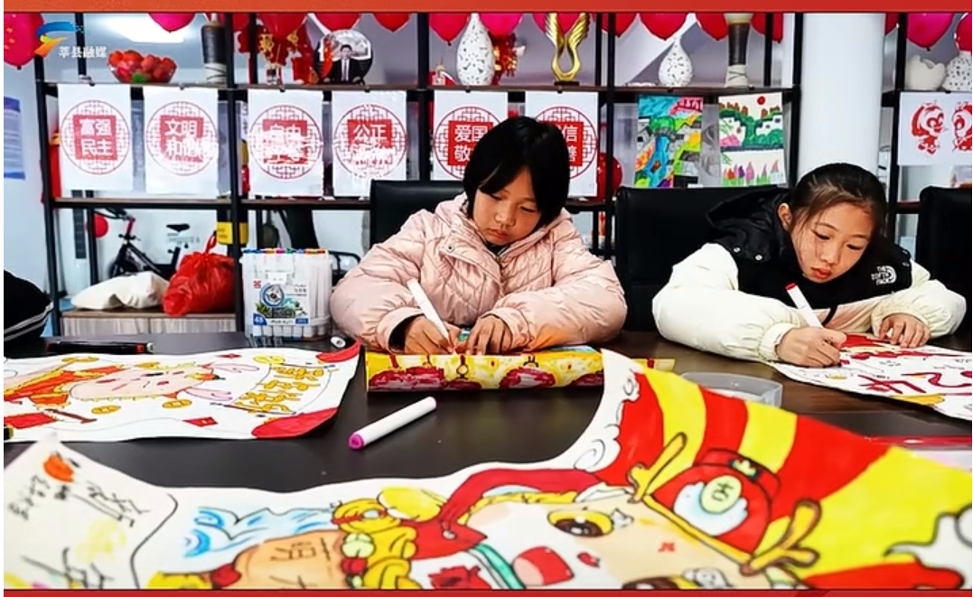 【莘县】柿子园镇开展“剪纸绘年画”活动