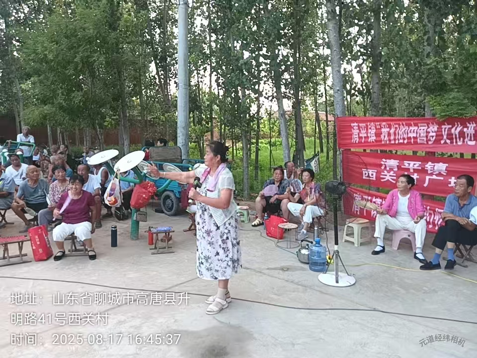 高唐县清平镇开展“我们的中国梦  文化进万家  一村一年一场戏”惠民演出