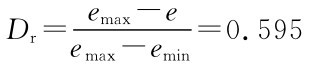 emax－e Dr＝ ＝0．595 emax－emin
