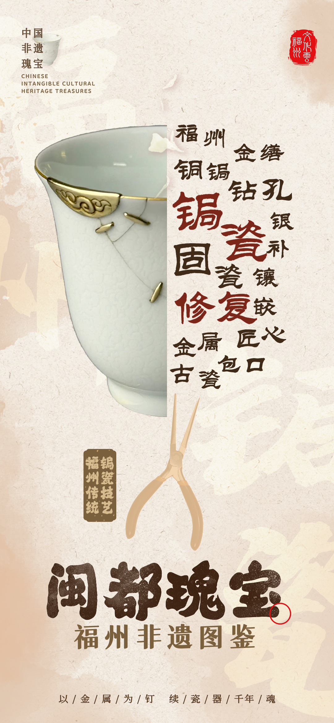 20260127【资讯】福州非遗图鉴  闽都瑰宝——福州传统锔瓷技艺2png