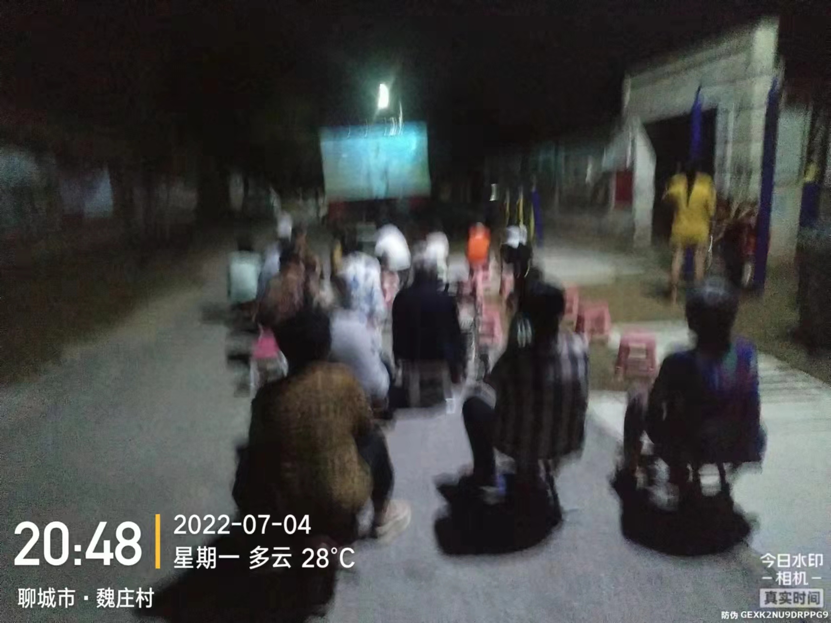 【度假区】度假区农村公益电影放映走进李海务街道魏庄村