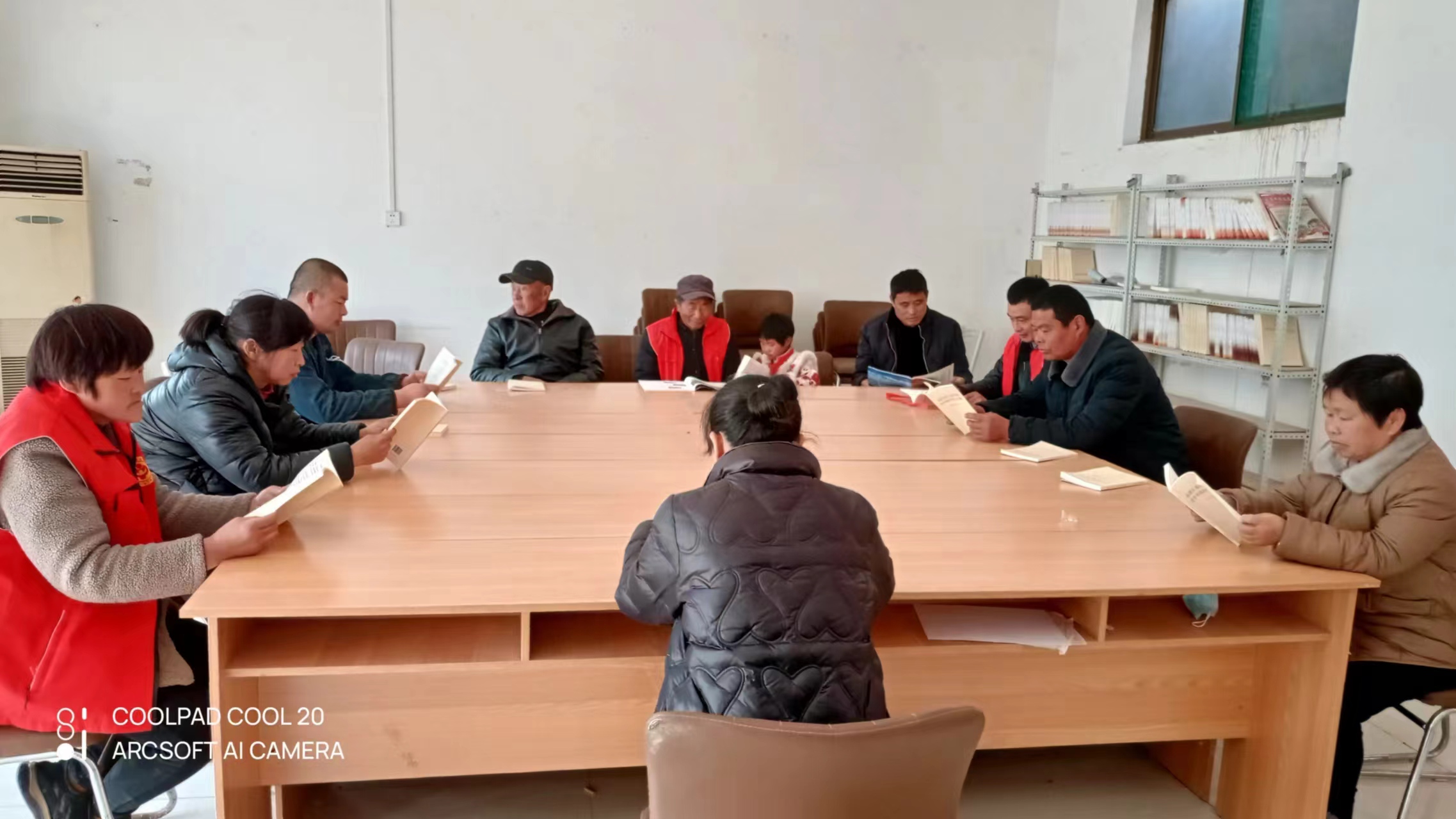高唐县尹集镇张老庄学雷锋主题阅读活动