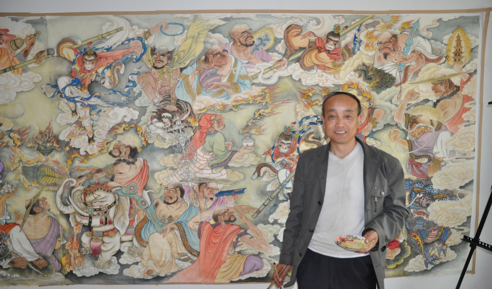 湟中-李宝洲-湟中壁画-省级代表性传承人1